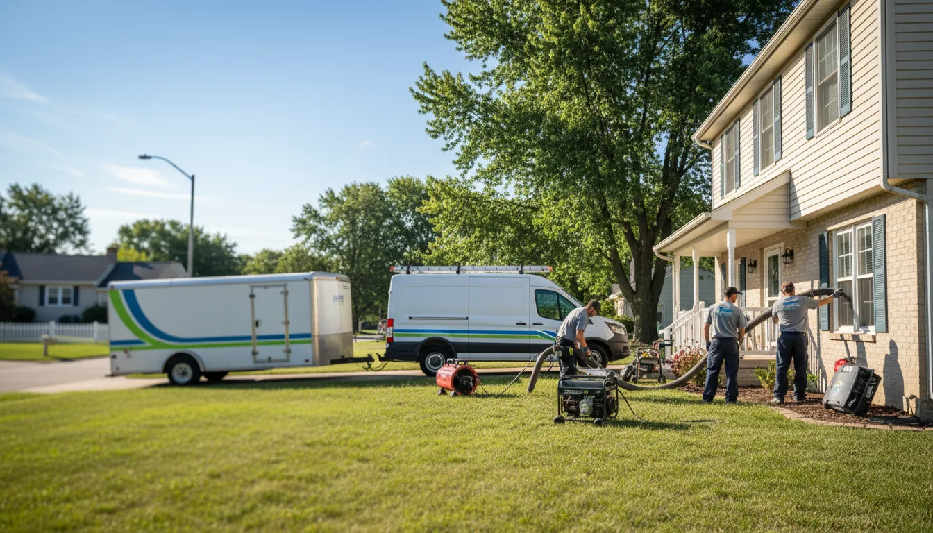 Flooded Basement Restoration And Cleanup With Repair in South Heart, ND near me